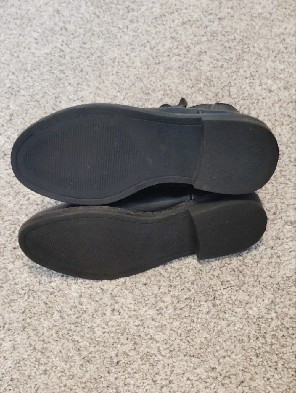 Zara Black Leather Kid's Chukka Boots